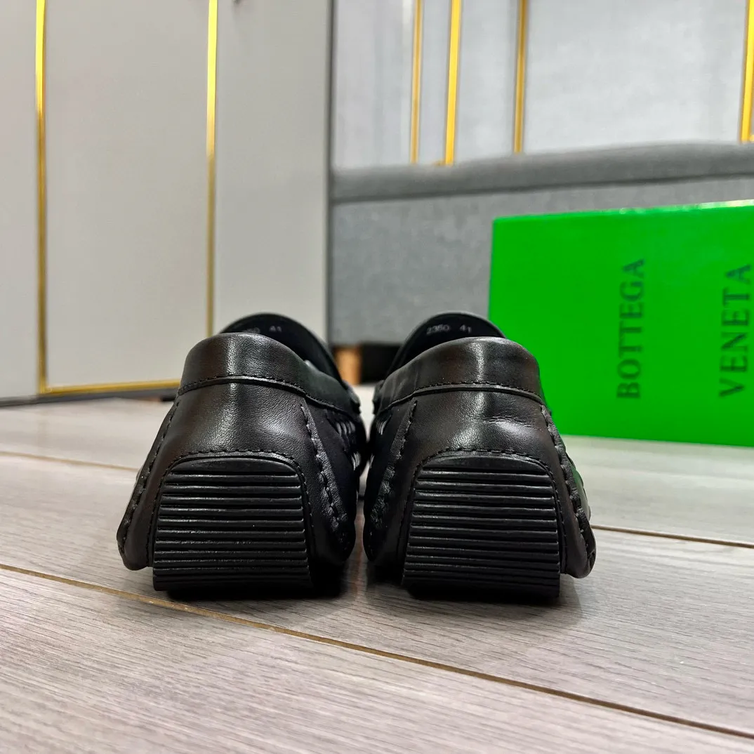 Factory price: 400💰BV new men's shoes original replica👉👉High-end men's casual beanie shoes/💞driving shoes! 🔊Upper imported cowhide woven, ☑️Sheepskin lining, one-step design, light and smart ☮☮Suitable for all kinds of travel, exclusive new style, real shot, size 38-44, (45 can be customized)